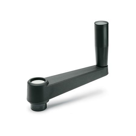 Otto Ganter Cranked Handle Plastic, GN 570